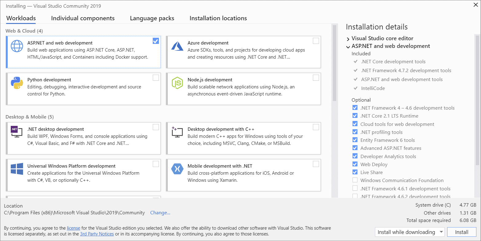 how to older versions of visual studio